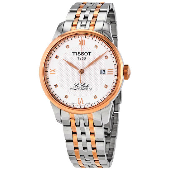Tissot T Classic Le Locle Powermatic 80 Silver Dial Two Tone Steel Strap Watch For Men - T006.407.22.036.00 Buy Now By Tissot