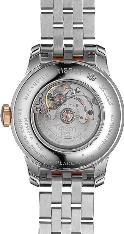 Tissot Le Locle Automatic Lady Mother of Pearl Dial Two Tone Steel Strap Watch For Women - T006.207.22.116.00 Buy Now By Tissot