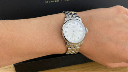 Tissot Le Locle Automatic Lady Silver Dial Silver Steel Strap Watch For Women - T006.207.11.036.00 Buy Now By Tissot