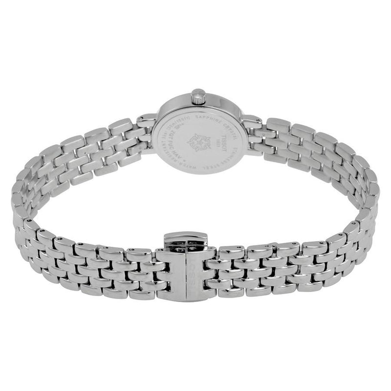 Tissot T Lady Lovely Black Dial Silver Steel Strap Watch For Women - T058.009.11.051.00 Buy Now By Tissot