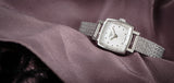 Shop Tissot Lovely Square Silver Dial Silver Mesh Bracelet Watch For Women - T058.109.11.036.00 in USA