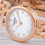 Tissot T Lady Lovely Mother of Pearl Dial Rose Gold Steel Strap Watch For Women - T058.009.33.111.00 Buy Now By Tissot