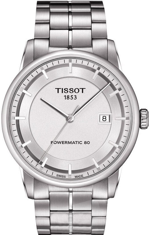 Tissot Luxury Powermatic 80 Silver Dial Silver Steel Strap Watch For Men - T086.407.11.037.00 Buy Now By Tissot