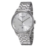 Tissot Chemin Des Tourelles Powermatic 80 Silver Dial Silver Steel Strap Watch For Men - T099.407.11.037.00