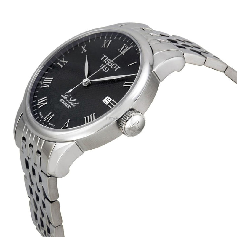Tissot T Classic Le Locle Powermatic 80 Black Dial Silver Steel Strap Watch For Women - T41.1.483.53 Buy Now By Tissot