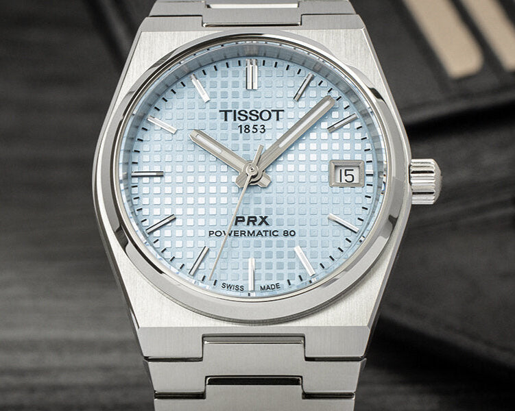 Tissot PRX Powermatic 80 Ice Blue Dial Silver Steel Strap Watch for Men - T137.207.11.351.00 Buy Now By Tissot