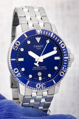 Tissot Seastar 1000 Powermatic 80 Blue Dial Silver Steel Strap Watch For Men - T120.407.11.041.00 Buy Now By Tissot