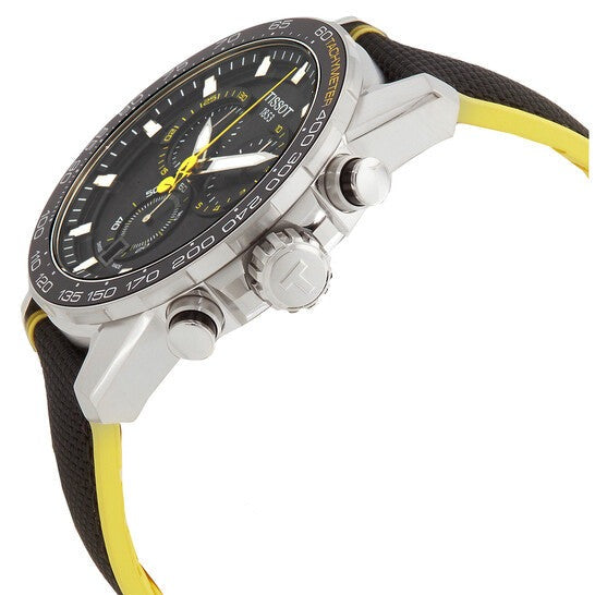 Tissot T Sport Supersport Chrono Tour De France Black Dial Black Nylon Strap Watch for Men - T125.617.17.051.00 Buy Now By Tissot