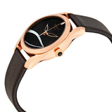 Tissot T Wave Black Dial Black Leather Strap Watch For Women - T112.210.36.051.00 Buy Now By Tissot
