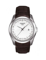 Tissot T Classic Couturier Chronograph White Dial Brown Leather Strap Watch For Men - T035.410.16.031.00 Buy Now By Tissot