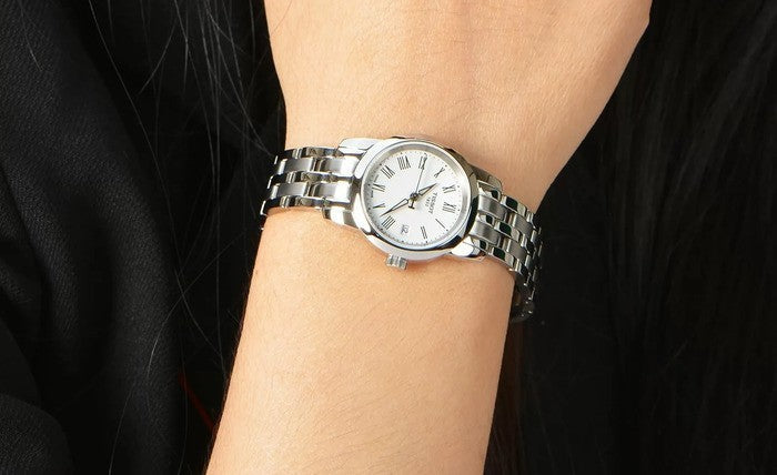 Tissot T Classic PR100 Watch Ladies White Dial Stainless Steel For Women - T049.210.11.017.00 Buy Now By Tissot