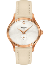 Tissot T Lady Bella Ora Mother of Pearl Dial Cream Leather Strap Watch for Women - T103.310.36.111.00 Buy Now By Tissot