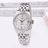 Tissot Ballade Powermatic 80 Automatic Mother of Pearl Dial Silver Steel Strap Watch For Women - T108.208.11.117.00 Buy Now By Tissot