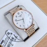 Tissot T Classic Everytime White Dial Rose Gold Mesh Bracelet Watch for Men - T109.610.33.032.00 Buy Now By Tissot