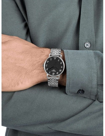 Tissot T Classic Everytime Quartz Black Dial Silver Steel Strap Watch for Men - T109.410.11.072.00 Buy Now By Tissot