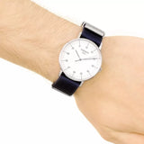 Tissot T Classic Everytime Large White Dial Blue NATO Strap Watch For Men - T109.610.17.037.00 Buy Now By Tissot