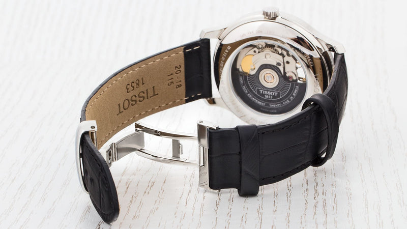 Tissot Tradition Powermatic 80 Open Heart Automatic Watch For Men - T063.907.16.058.00 Buy Now By Tissot