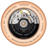 Tissot Tradition Powermatic 80 Open Heart Silver Dial Brown Leather Strap Watch For Men - T063.907.36.038.00 Buy Now By Tissot