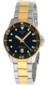Shop Tissot Seastar 1000 Black Dial Two Tone Steel Strap Watch for Women - T120.210.22.051.00 in USA