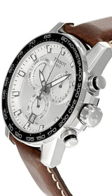 Tissot Supersport Chrono Silver Dial Brown Leather Strap Watch for Men - T125.617.16.031.00 Buy Now By Tissot