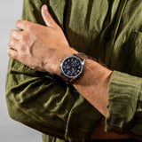 Tissot Chrono XL Vintage Blue Dial Brown Leather Strap Watch For Men - T116.617.16.042.00 Buy Now By Tissot