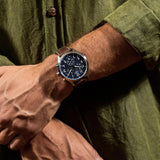 Tissot Chrono XL Vintage Blue Dial Brown Leather Strap Watch For Men - T116.617.16.042.00 Buy Now By Tissot