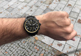 Tissot Chrono XL Vintage Chronograph Black Dial Black Leather Strap Watch For Men - T116.617.36.052.02 Buy Now By Tissot