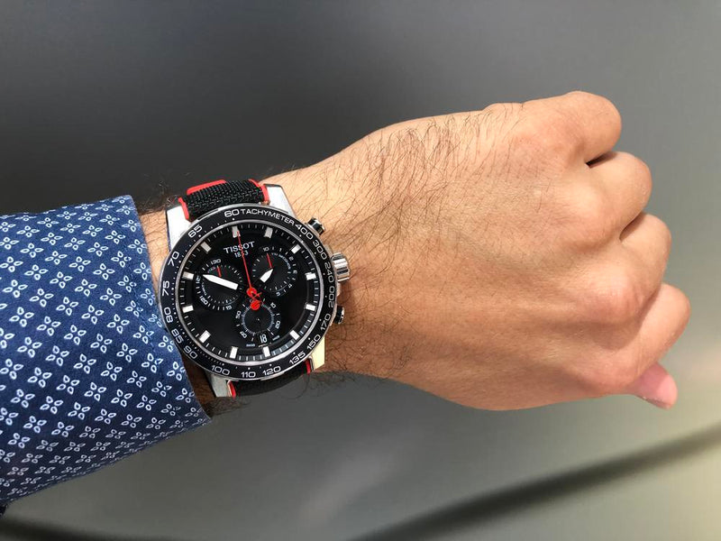 Tissot Supersport Vuelta Special Edition Chrono Black Dial Black Nylon Strap Watch for Men - T125.617.17.051.01 Buy Now By Tissot