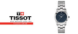 Tissot T Wave Donna Blue Dial Silver Steel Strap Watch For Women - T112.210.11.041.00 Buy Now By Tissot