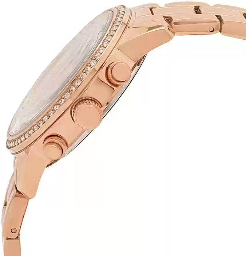 Guess Mini Surprise Analog Silver Dial Rose Gold Steel Strap Watch For Women - W0623L2 Buy Now By Guess