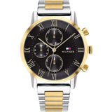 Tommy Hilfiger Analog Black Dial Two Tone Steel Strap Watch for Men - 1791539 Buy Now By Tommy Hilfiger
