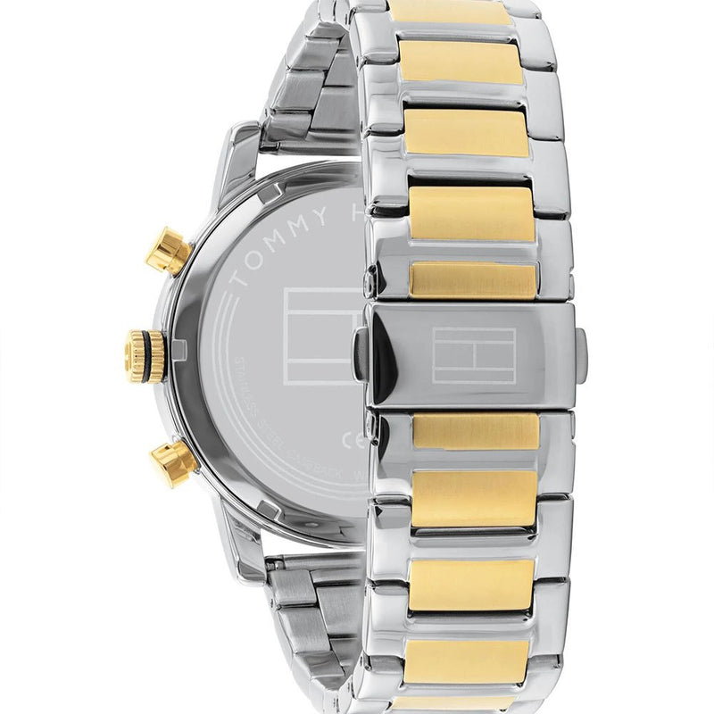 Tommy Hilfiger Analog Black Dial Two Tone Steel Strap Watch for Men - 1791539 Buy Now By Tommy Hilfiger