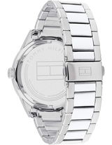 Tommy Hilfiger Austin Blue Dial Silver Steel Strap Watch for Men - 1791640