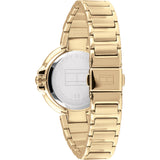 Shop Tommy Hilfiger Angela White Dial Gold Steel Strap Watch for Women - 1782128 in USA