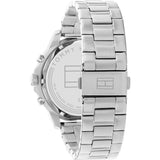 Tommy Hilfiger Henry Chronograph Black Dial Silver Steel Strap Watch For Men - 1710477 Buy Now By Tommy Hilfiger
