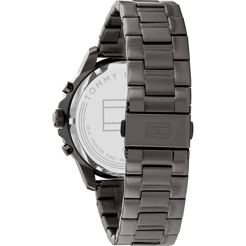 Tommy Hilfiger Henry Chronograph Grey Dial Grey Steel Strap Watch For Men - 1710479 Buy Now By Tommy Hilfiger