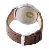 Shop Tommy Hilfiger Damon Quartz White Dial Brown Leather Strap Watch for Men - 1791418 in USA