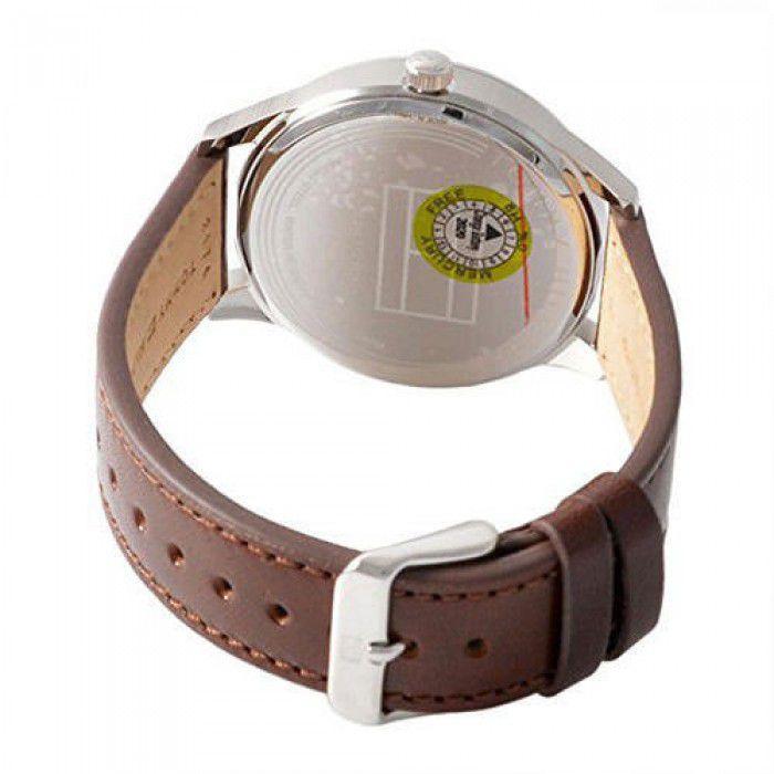 Shop Tommy Hilfiger Damon Quartz White Dial Brown Leather Strap Watch for Men - 1791418 in USA
