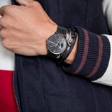 Tommy Hilfiger Brooklyn Black Dial Black Mesh Bracelet Watch for Men - 1791507 Buy Now By Tommy Hilfiger