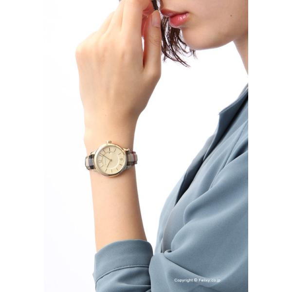 Shop Burberry The Classic Gold Dial Brown Leather Strap Watch for Women - BU10114 in USA