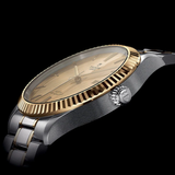 Tudor Style Automatic Gold Dial Two Tone Steel Strap Watch for Men - M12713-0001 Buy Now By Tudor