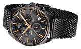 Tissot T Classic PR 100 Chronograph Anthracite Black Dial Black Mesh Bracelet Watch For Men - T101.417.23.061.00 Buy Now By Tissot