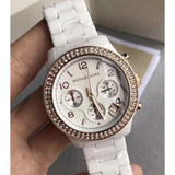 Michael Kors Ceramic White Dial White Steel Strap Watch for Women - MK5269 Buy Now By Michael Kors