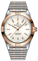 Breitling Chronomat Automatic 36 White Dial Two Tone Steel Strap Watch for Women - U10380101A1U1