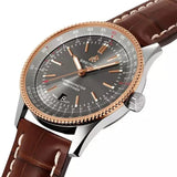 Shop Breitling Navitimer 1 Automatic 41mm Brown Dial Brown Leather Strap Mens Watch - U17326211M1P2 in USA