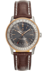 Shop Breitling Navitimer 1 Automatic 41mm Brown Dial Brown Leather Strap Mens Watch - U17326211M1P2 in USA