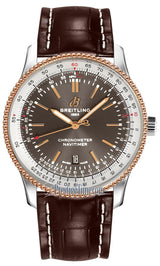 Shop Breitling Navitimer 1 Automatic 41mm Brown Dial Brown Leather Strap Mens Watch - U17326211M1P2 in USA