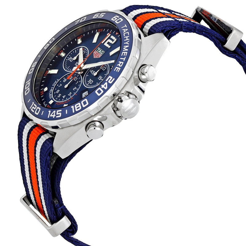 Tag Heuer Formula 1 Quartz Chronograph Blue Dial Two Tone NATO Strap Watch for Men - CAZ1010.FC8196 Buy Now By Tag Heuer