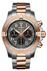 Shop Breitling Avenger B01 Chronograph 45 18K Red Gold Anthracite Dial Two Tone Steel Strap Watch for Men - UB01821A1B1U1 in USA