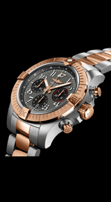 Shop Breitling Avenger B01 Chronograph 45 18K Red Gold Anthracite Dial Two Tone Steel Strap Watch for Men - UB01821A1B1U1 in USA